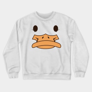 Cute Duck Face - Awesome Halloween Costume Crewneck Sweatshirt